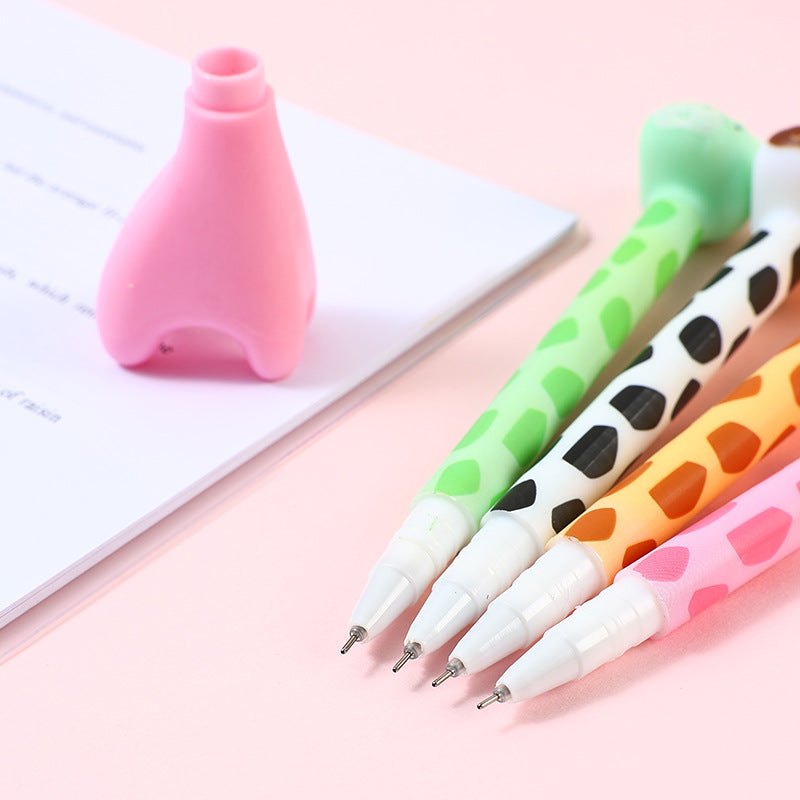 Giraffe Standing Neutral Pen | Stands on Your Desk
