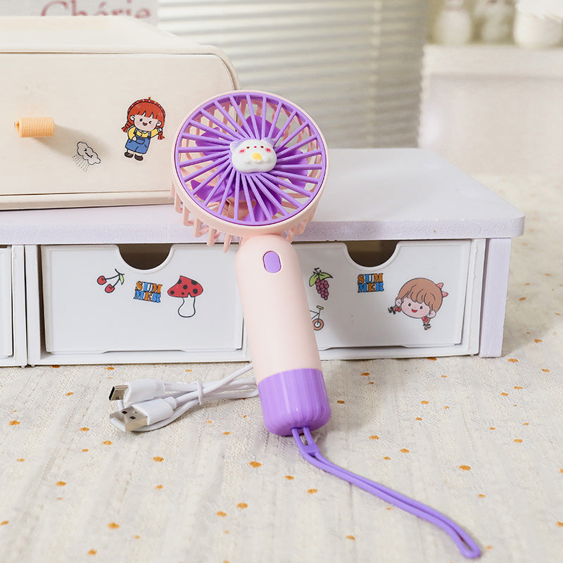 Stay Cool Anywhere! USB Rechargeable Handheld Fan