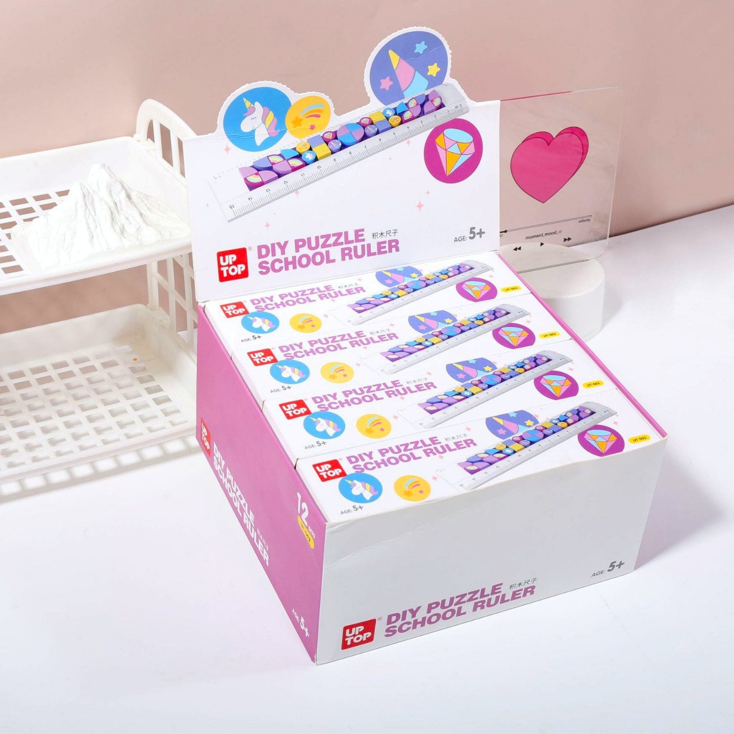 DIY Building Blocks Puzzles Cute Ruler