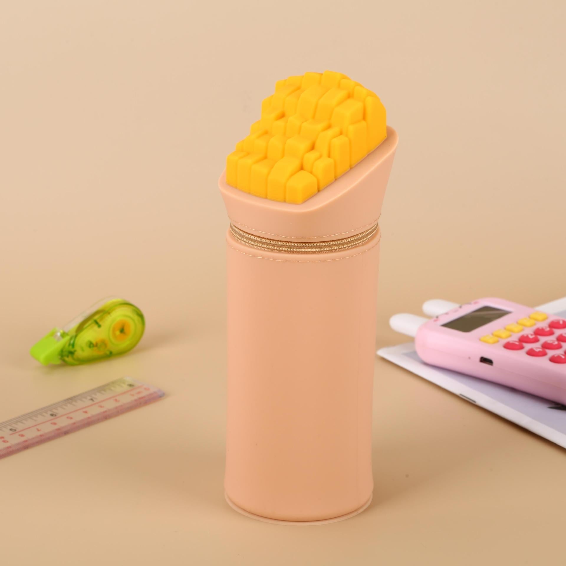 French Fries Soft Silicone Pencil Case | Pouch