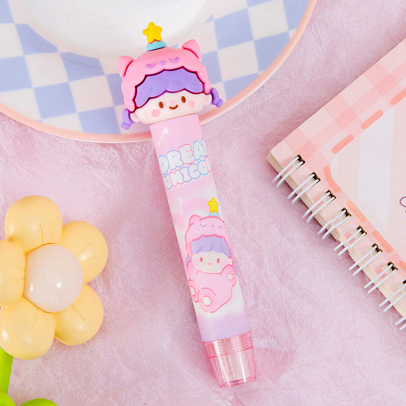 Dream Unicorn Retractable Sliding Eraser