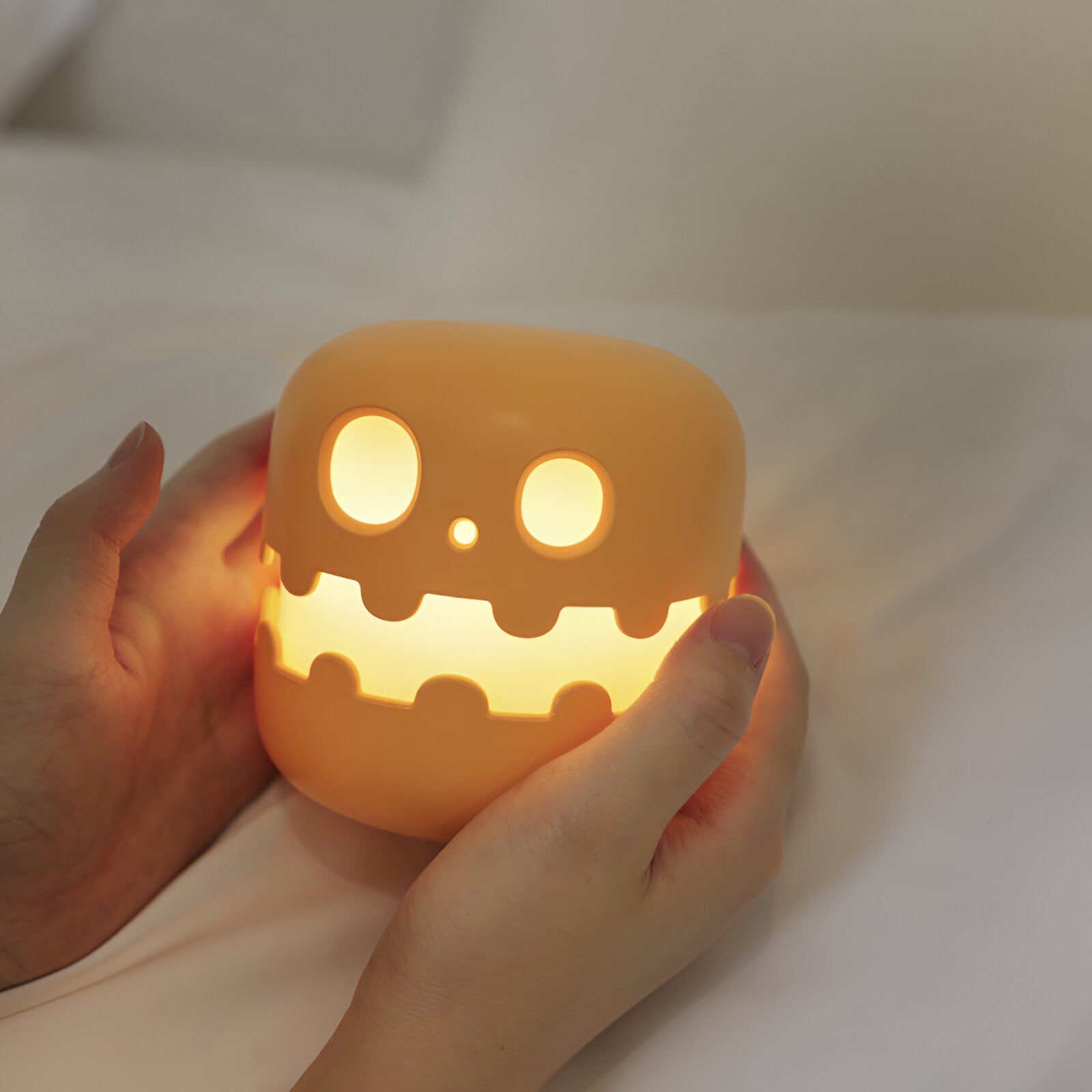 Spooky-Cute Pumpkin LED NIght Lamp