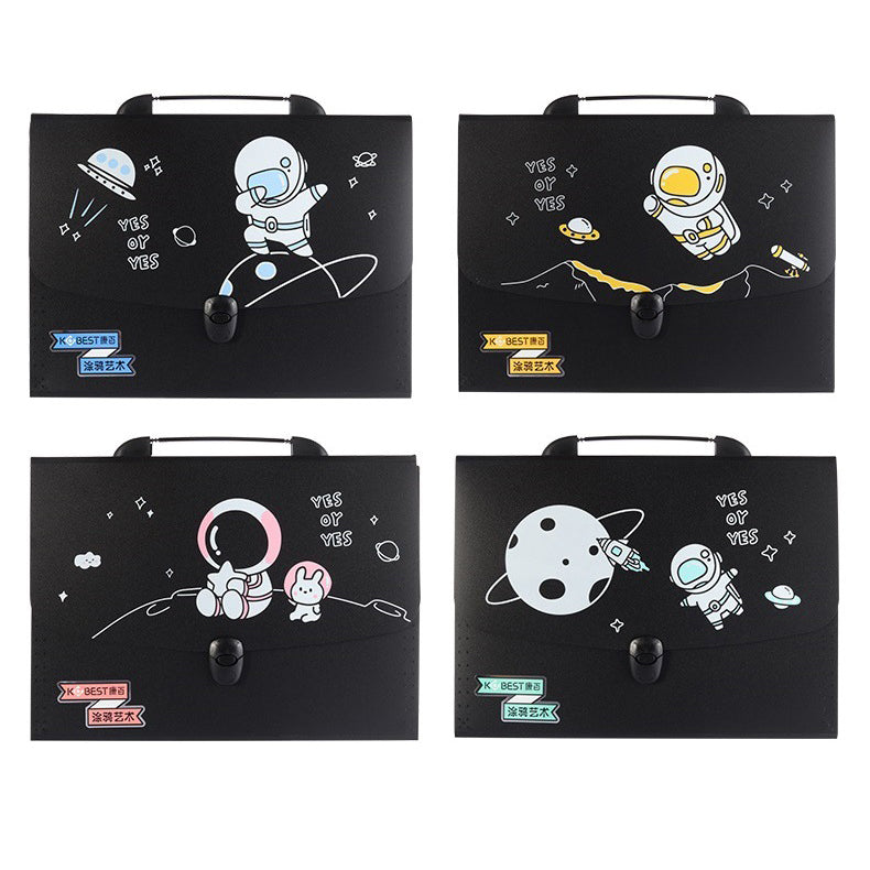 Space Theme Handbag Style File Folder