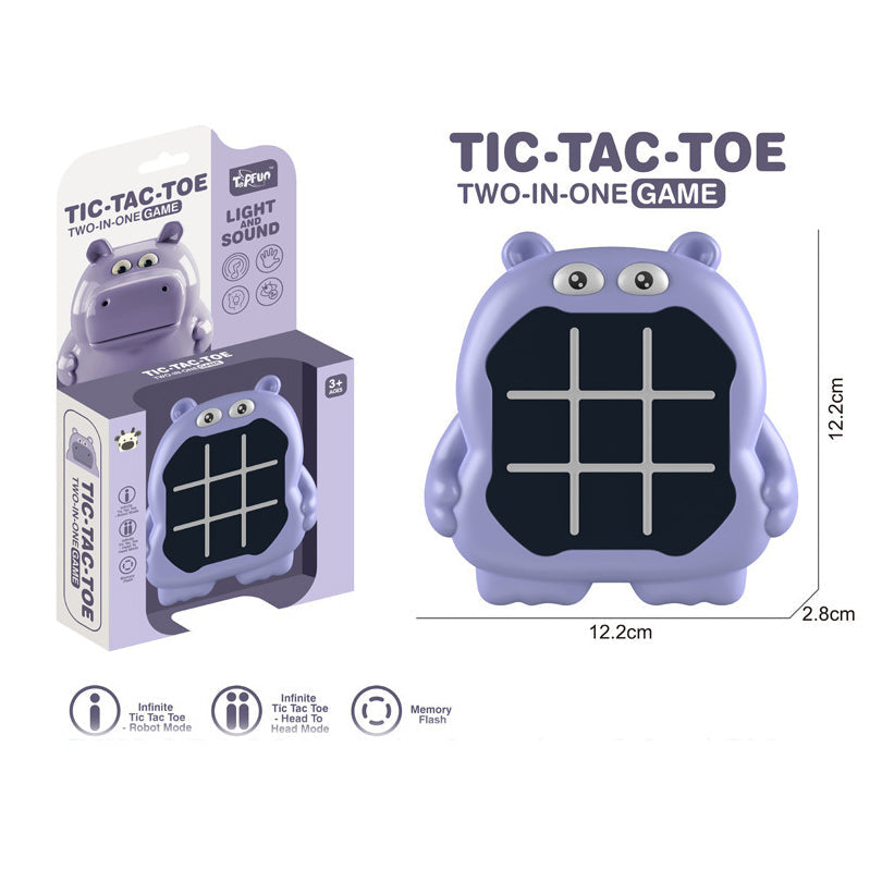 2-in-1 Tic Tac Toe Portable Game - Play Anytime, Anywhere!