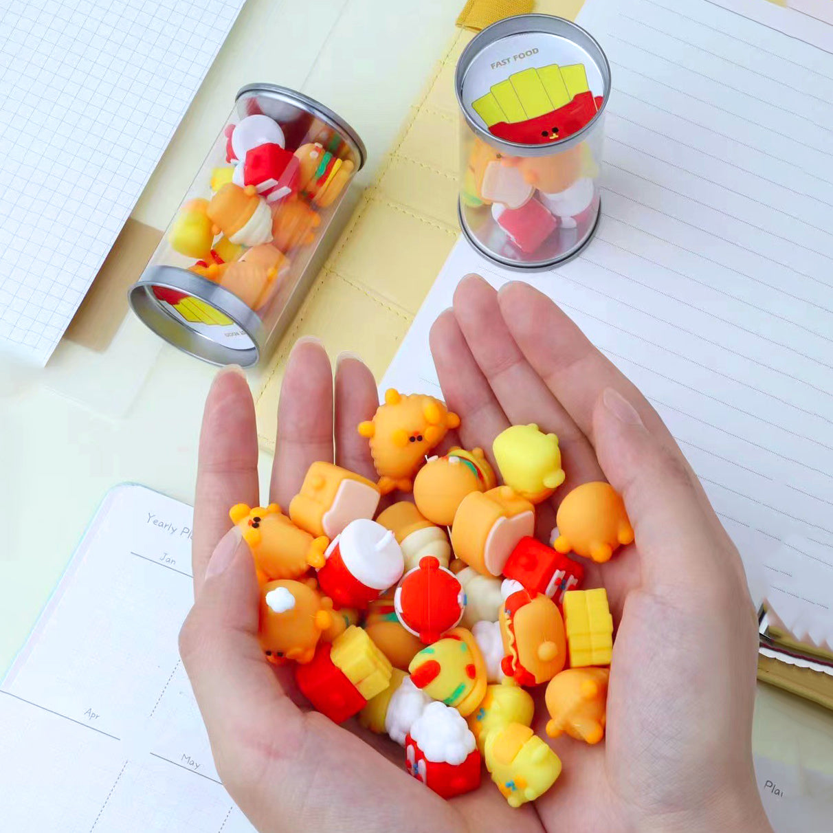 Fast Food Eraser Pack of 12