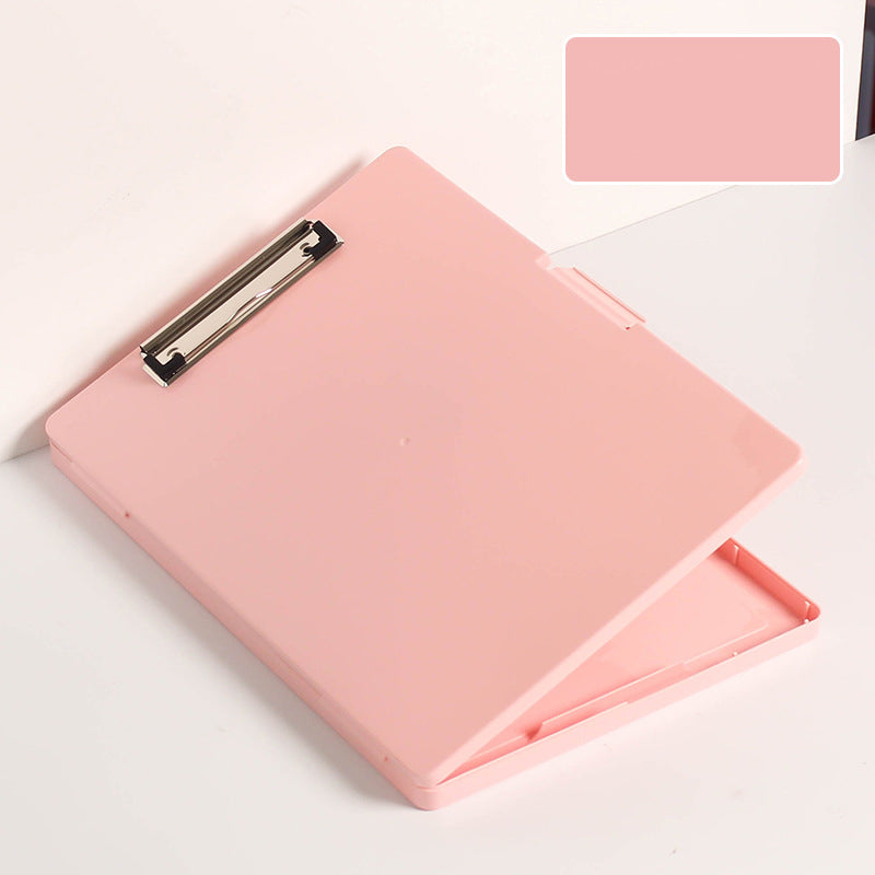 A4 Writing Clipboard Exam Pad with Storage Compartment