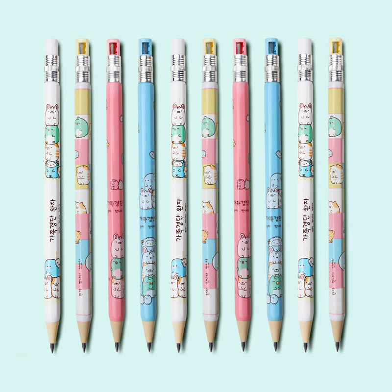 Kawaii Mechanical Pencil with Built-in Sharpener