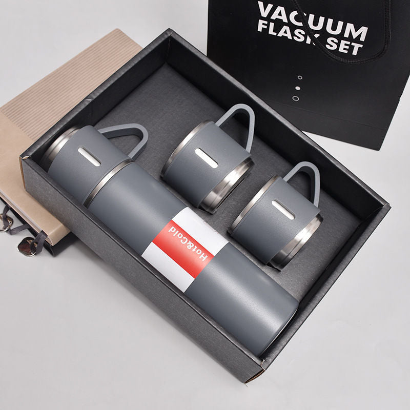 Stainless Steel Vacuum Flask Gift Set