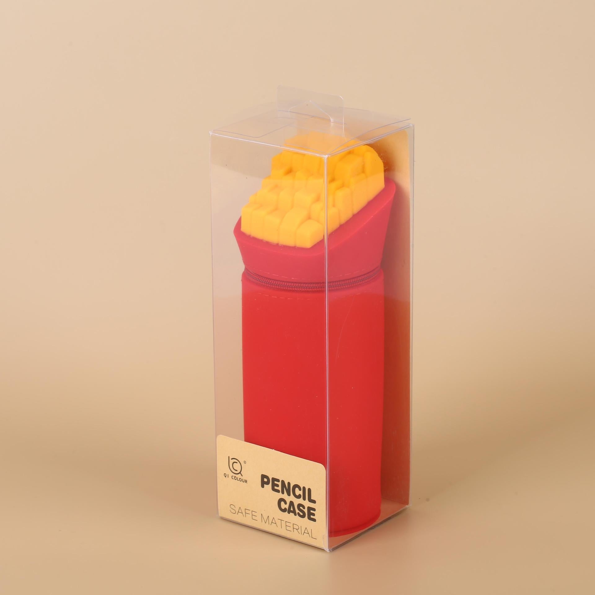 French Fries Soft Silicone Pencil Case | Pouch