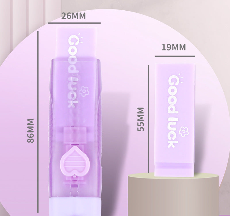 Good luck Girl Retractable/ Sliding Eraser