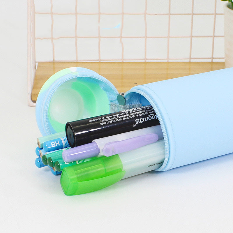 Ice-Cream Silicone Soft Zipper Pencil Case | Pouch