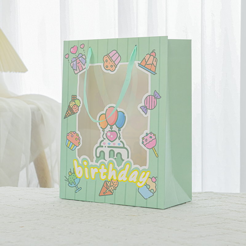 Sweet Cake Happy Birthday Paper Gift Bag