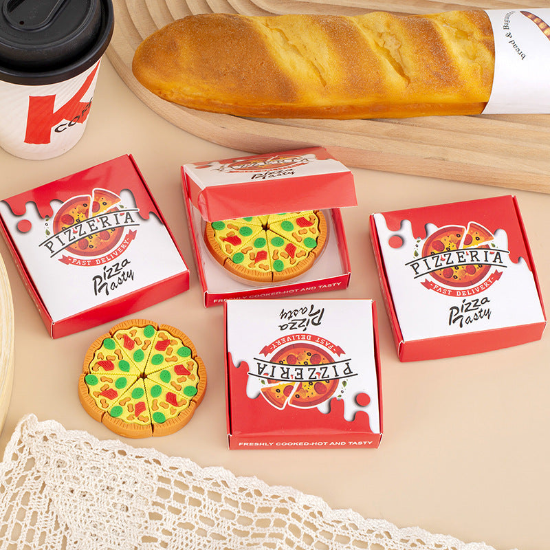Creative Pizza Eraser (Set of 7 slice)