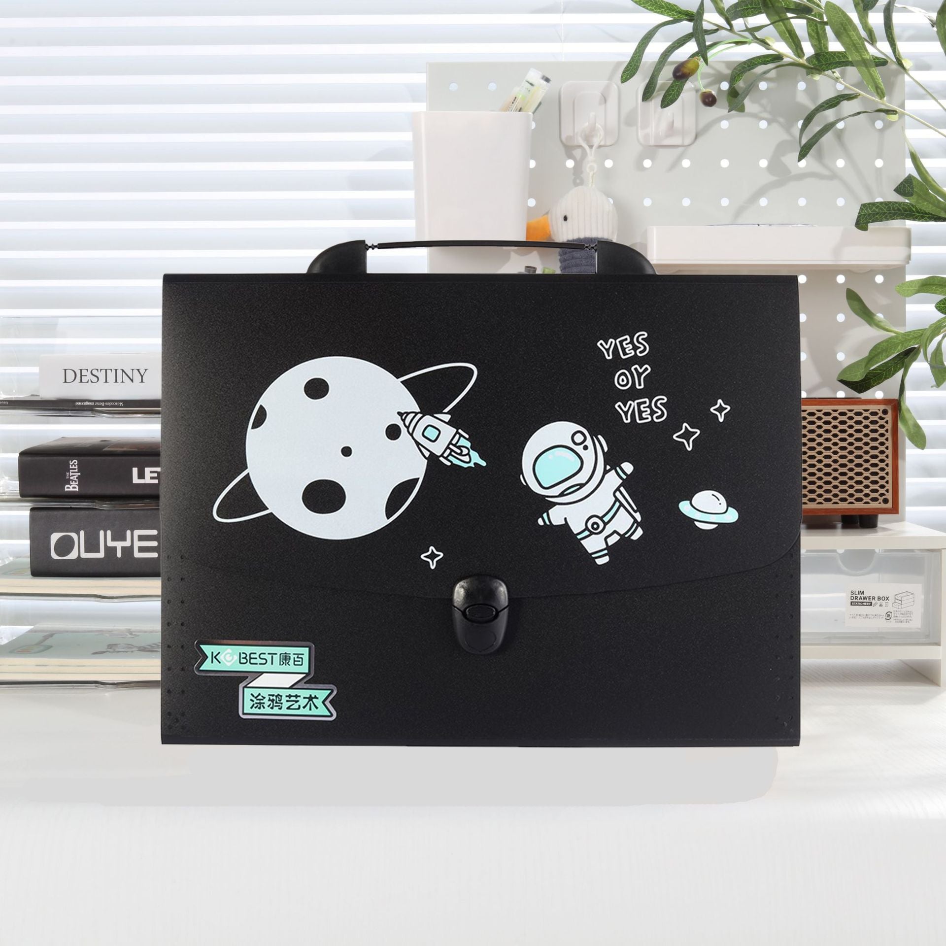 Space Theme Handbag Style File Folder
