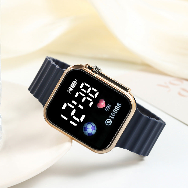 Square LED Digital Wrist Watch | Band