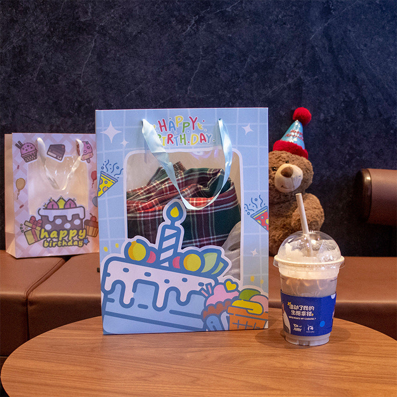Sweet Cake Happy Birthday Paper Gift Bag