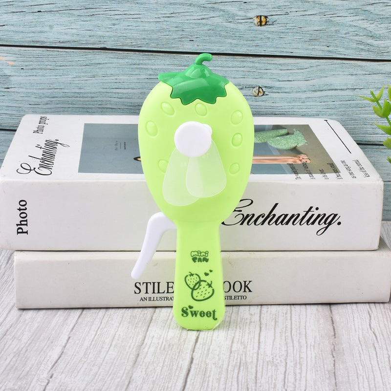 Pocket-Sized Strawberry Shaped Hand Pressure Fan