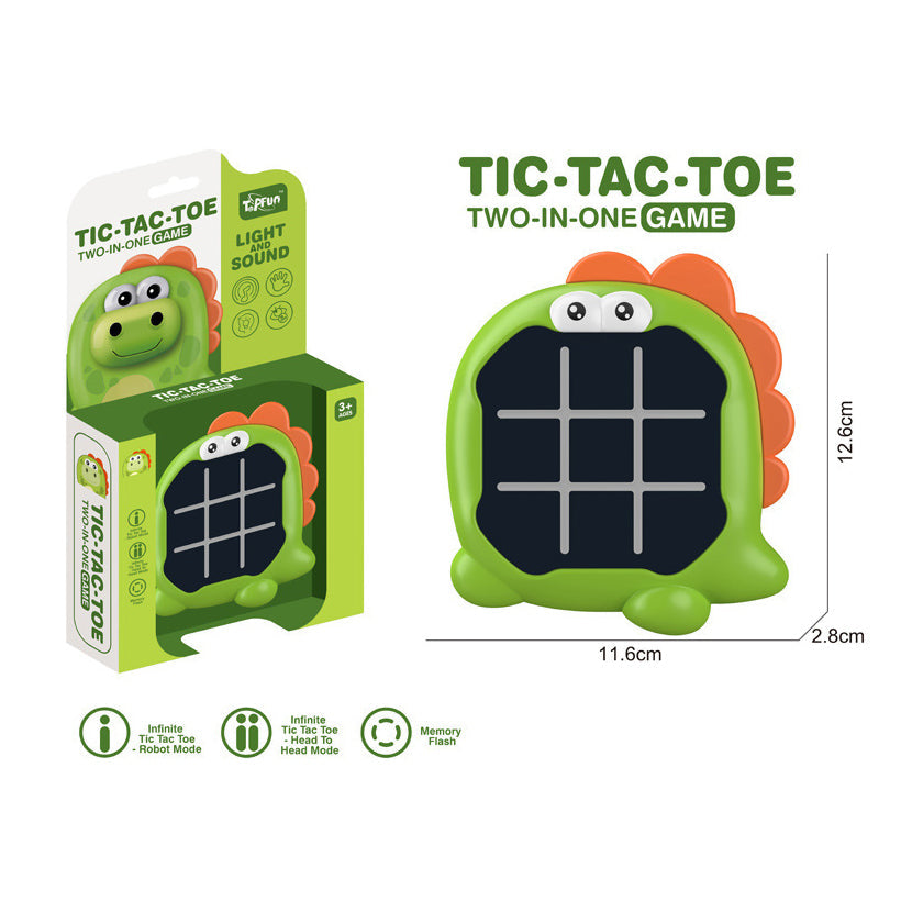 2-in-1 Tic Tac Toe Portable Game - Play Anytime, Anywhere!