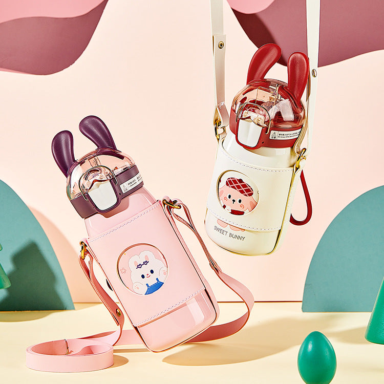 Stay Chill with Bunny Stainless Steel Sipper 530ml