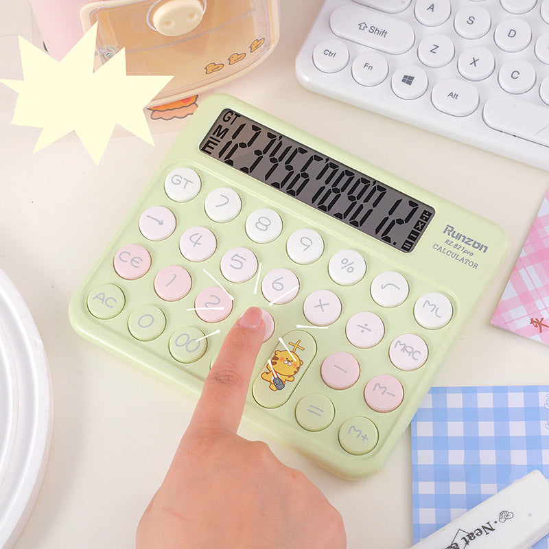 Adorable Animal Desk Buddy Calculator