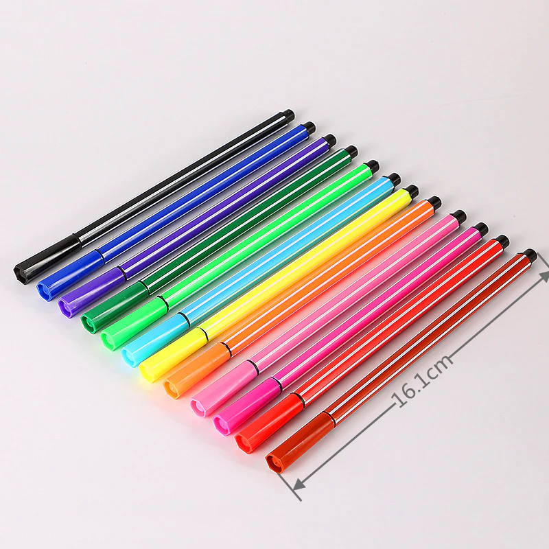 Pumpkin Case Sketch Pens Set of 12 Colors