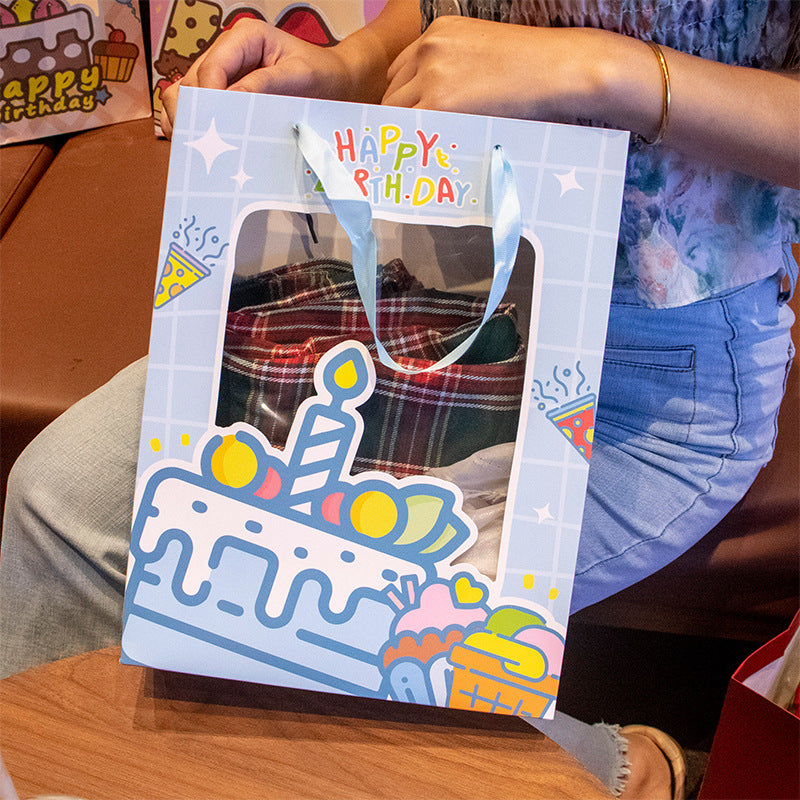 Sweet Cake Happy Birthday Paper Gift Bag