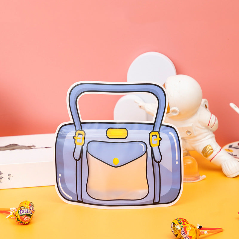3D Cartoon Bag Shaped Zipper Candy Pouch