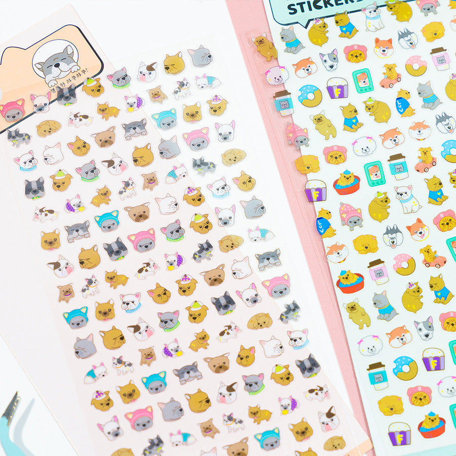 Cute Tiny Animal Emoji Fun Stickers!