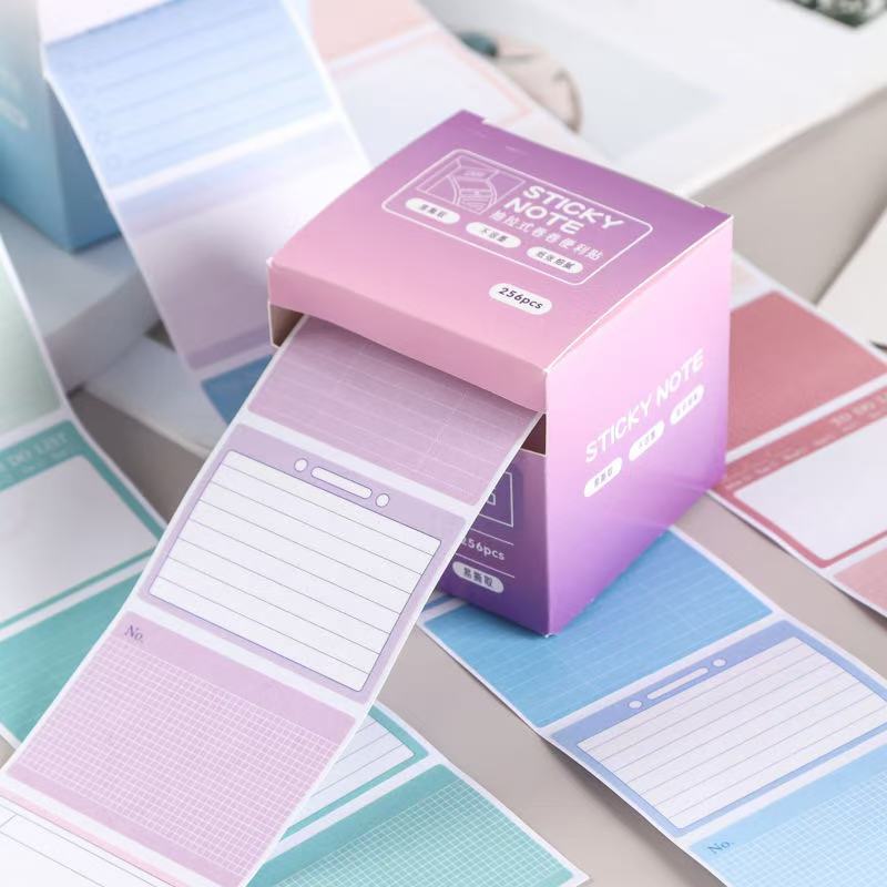 Pull-out Sticky Notes Roll of 256 Sheets