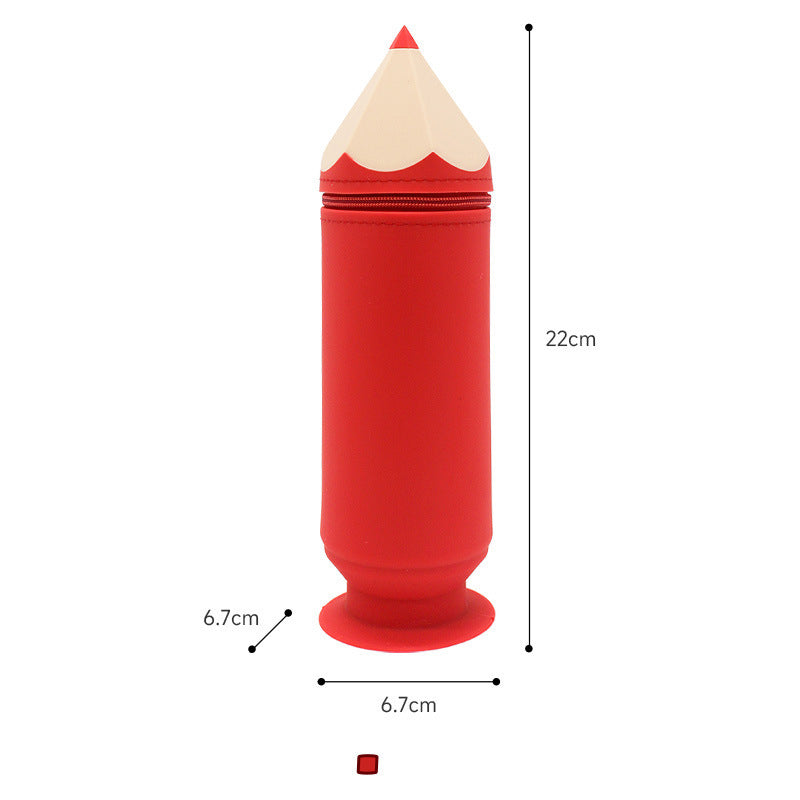 Silicone Soft Zipper Pencil Case | Pouch