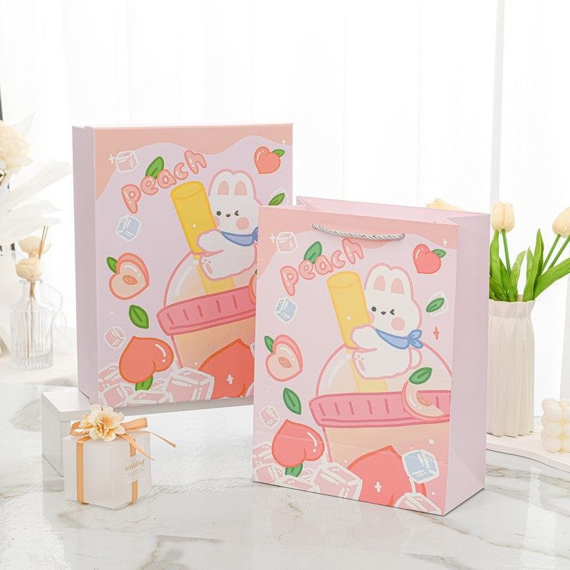 Kawaii Bear-Bunny Themed Paper Gift Bags