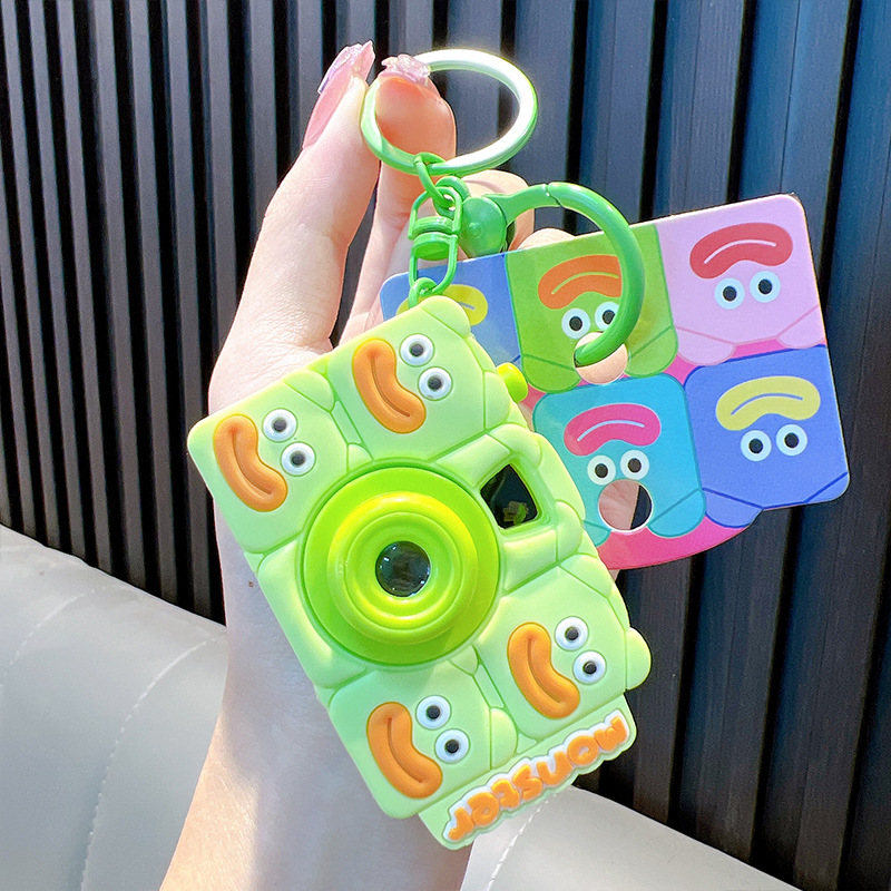 Funny Monster Projection Camera Keychain
