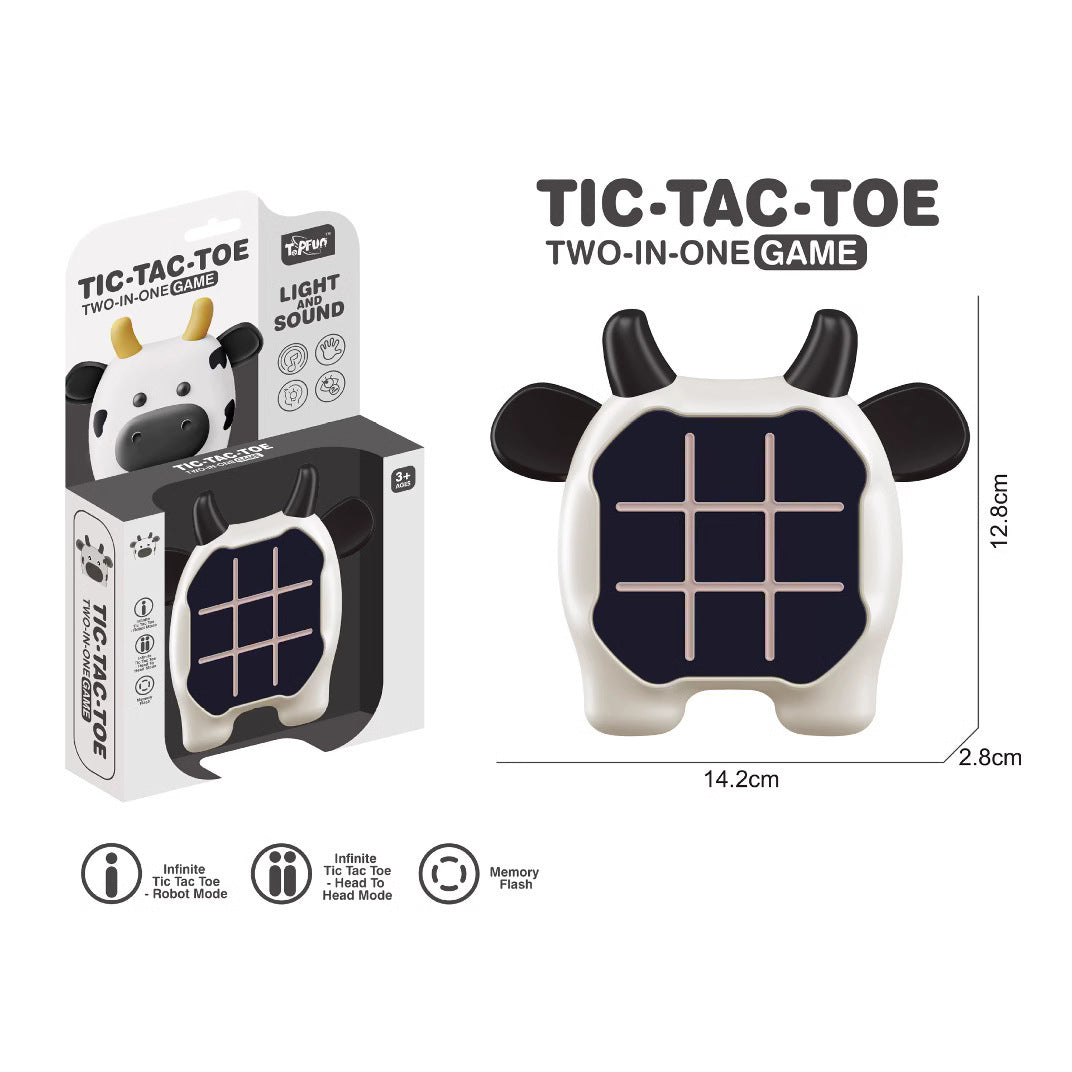 2-in-1 Tic Tac Toe Portable Game - Play Anytime, Anywhere!