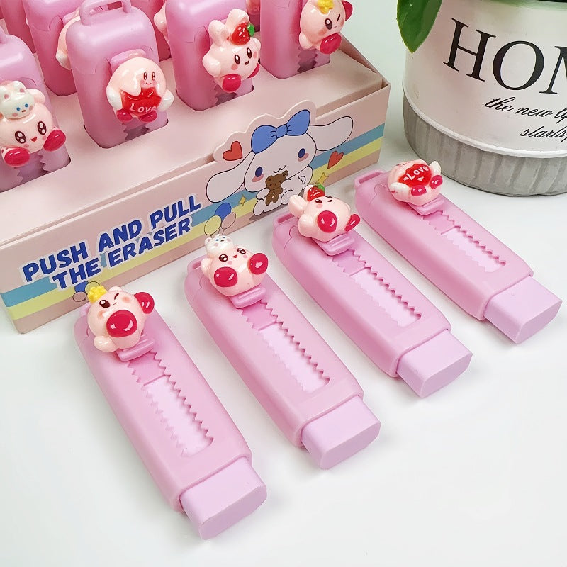 Cute Sanrio Sliding Retractable Eraser