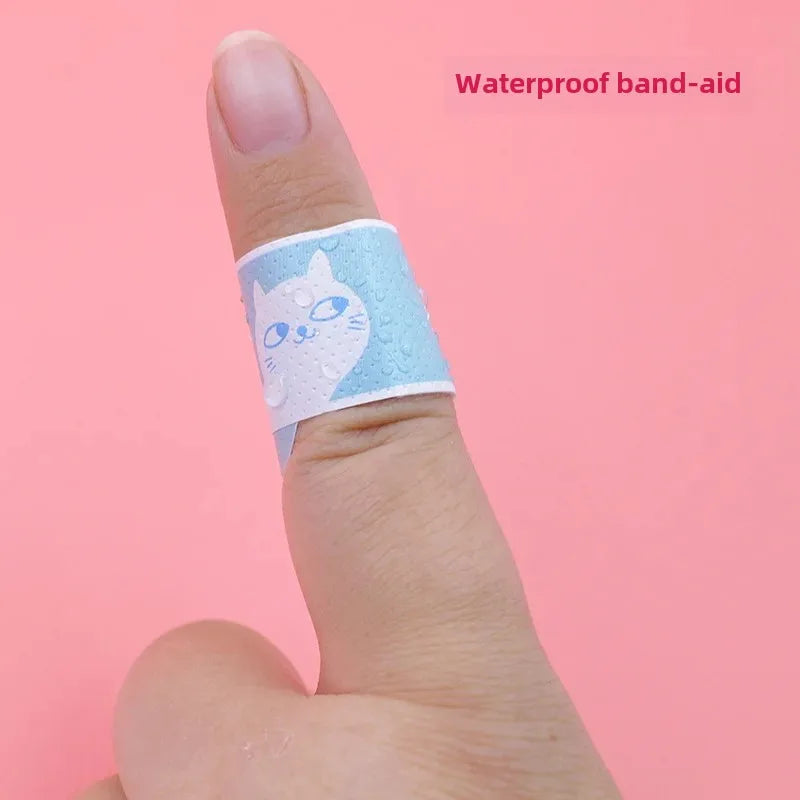 Cute Cartoon Waterproof Bandages for Kids – Skin-Friendly