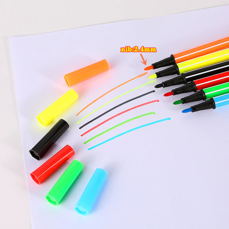 Pumpkin Case Sketch Pens Set of 12 Colors