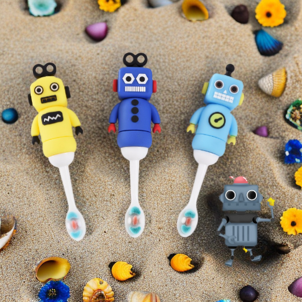Robot Magic Soft-Bristled Toothbrush