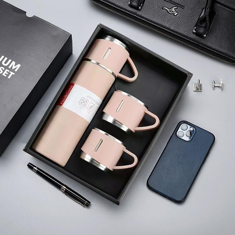 Stainless Steel Vacuum Flask Gift Set