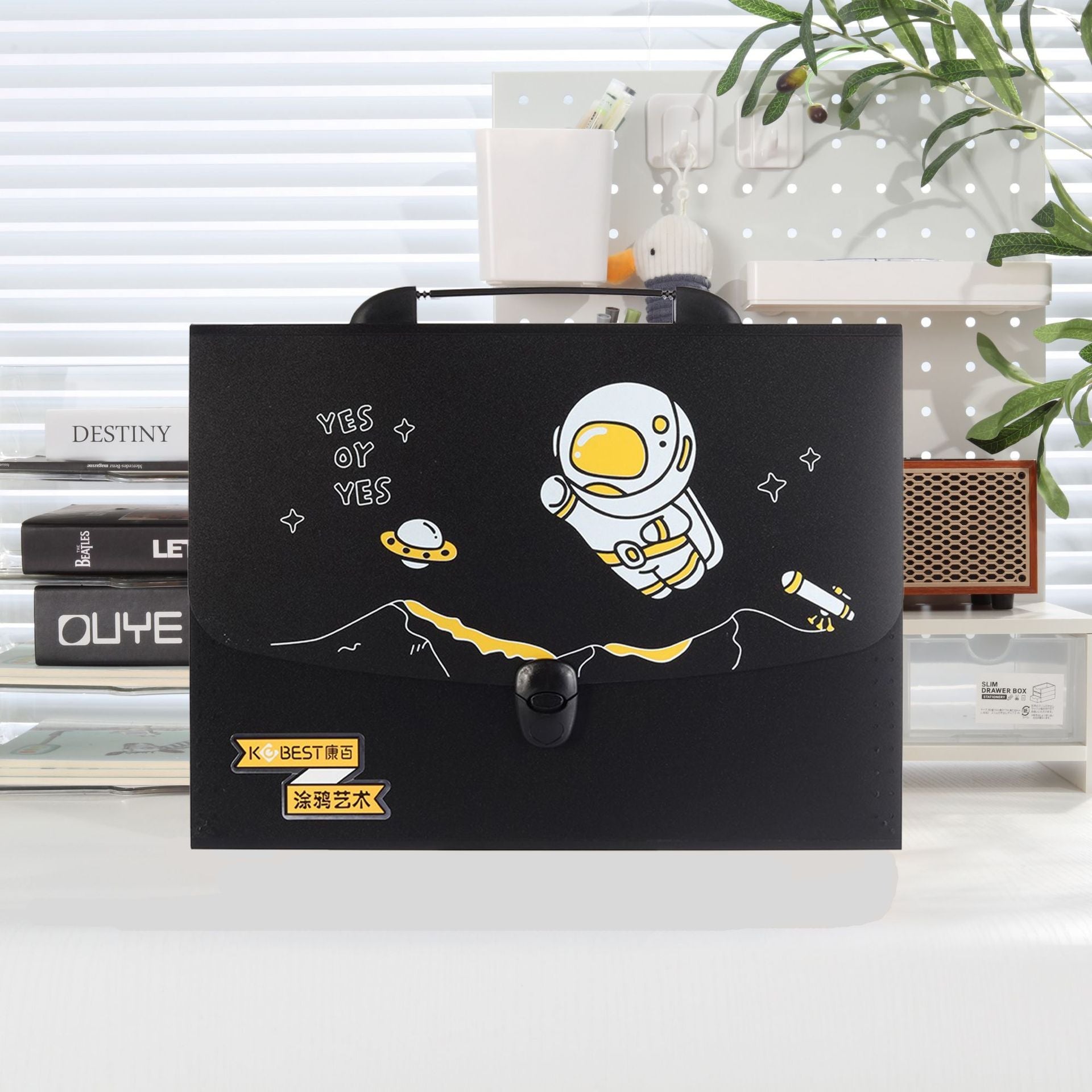 Space Theme Handbag Style File Folder