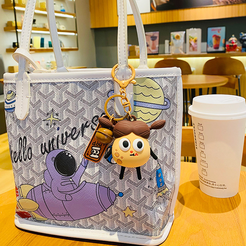 Squishy Potato King-sausage Mouth & Big Eyes Keychain