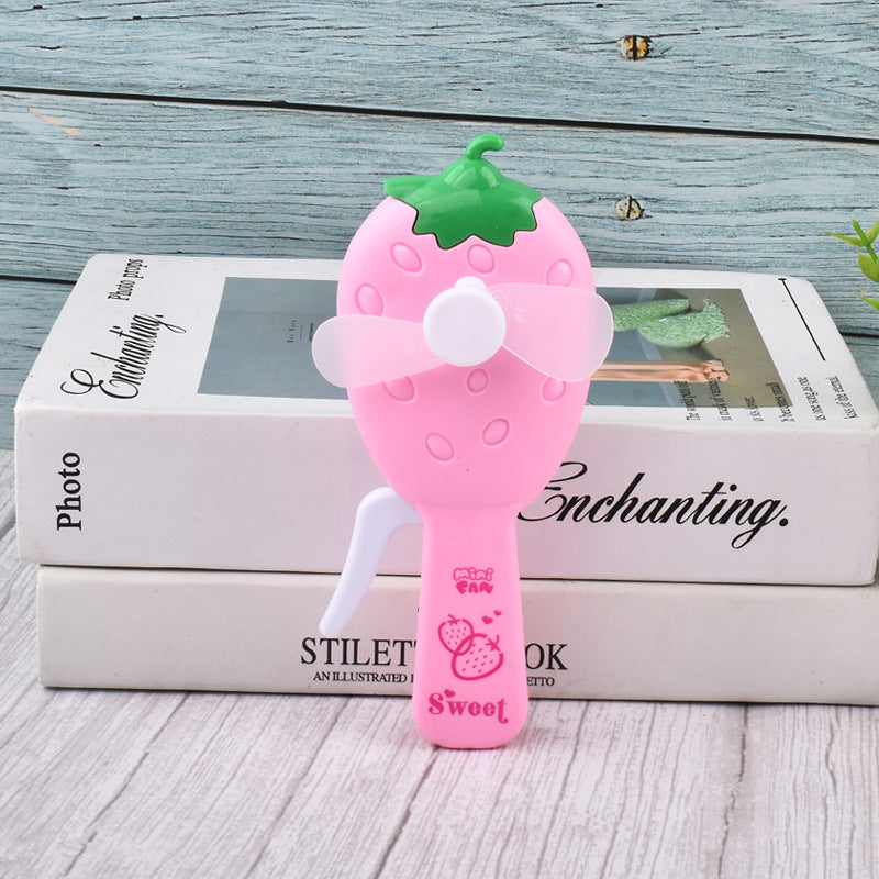 Pocket-Sized Strawberry Shaped Hand Pressure Fan