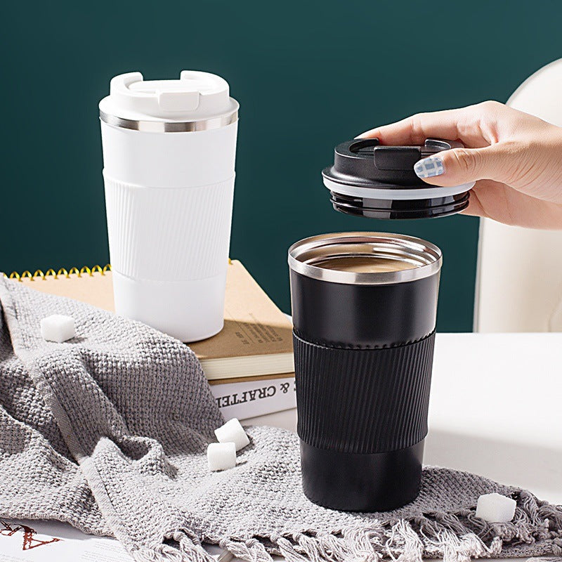Stainless Steel Vacuum Coffee Mug with Sleeve 510ml