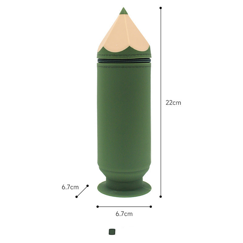 Silicone Soft Zipper Pencil Case | Pouch