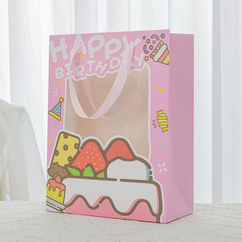 Sweet Cake Happy Birthday Paper Gift Bag