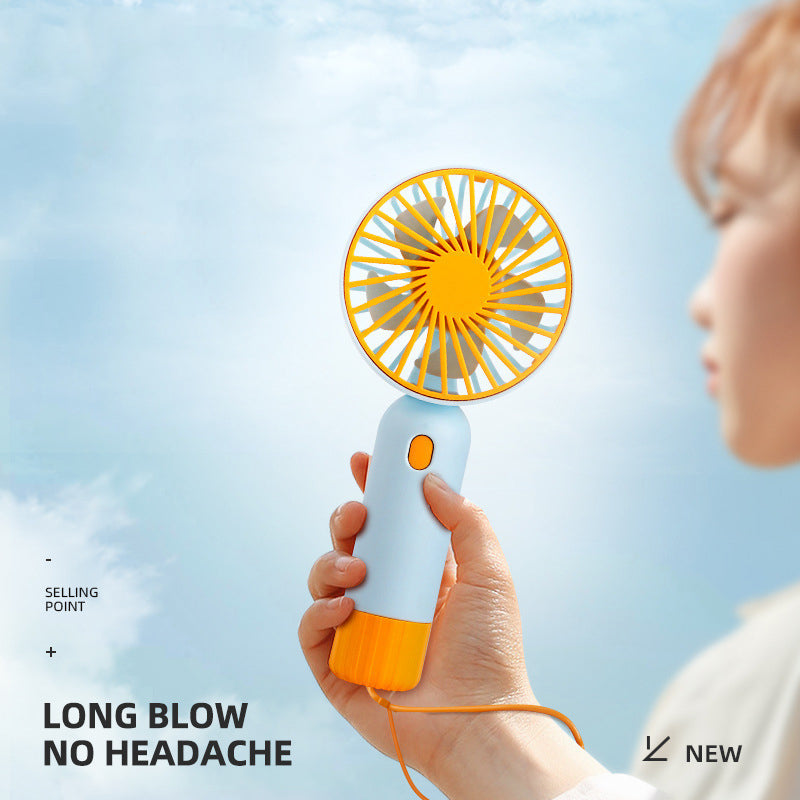 Stay Cool Anywhere! USB Rechargeable Handheld Fan