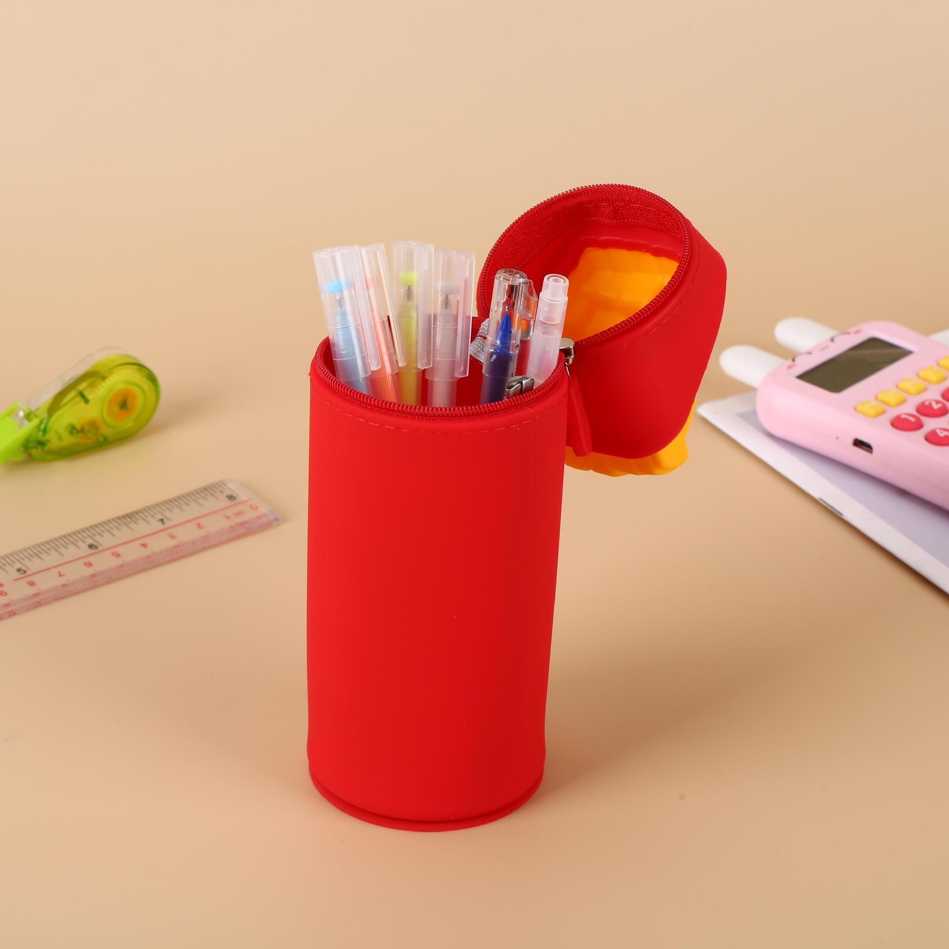 French Fries Soft Silicone Pencil Case | Pouch