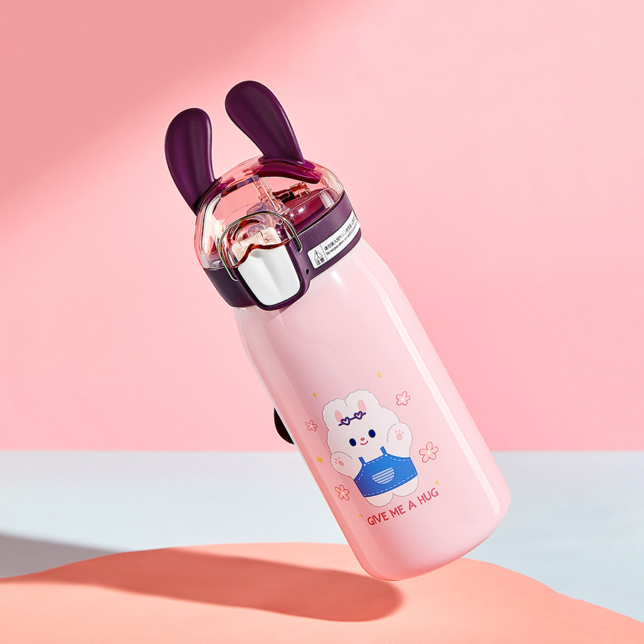 Stay Chill with Bunny Stainless Steel Sipper 530ml