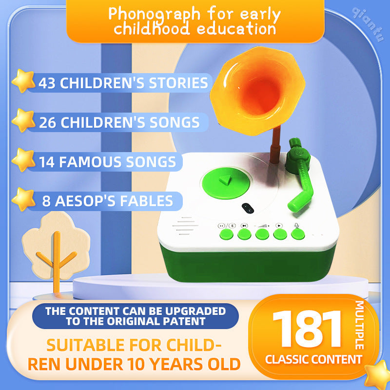 Multifunctional Kids' Educational Gramophone