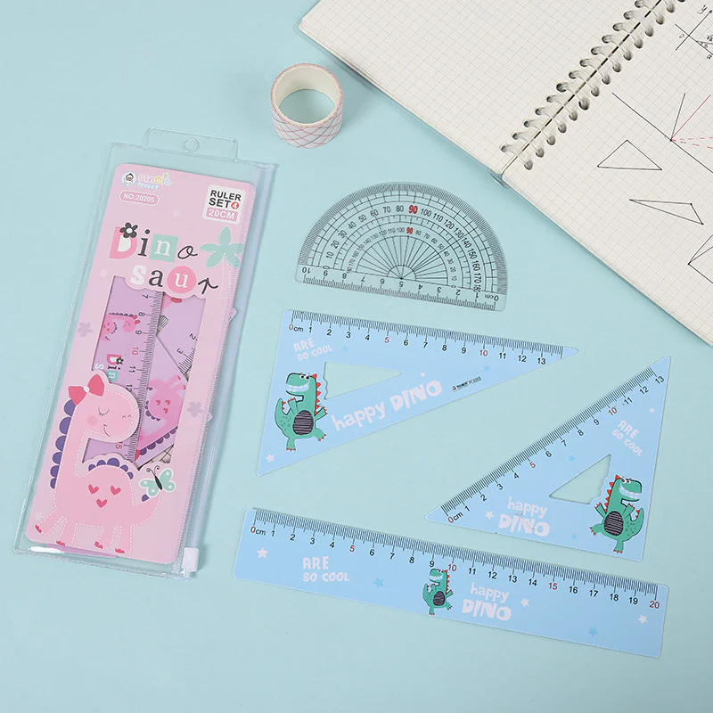 Geometry Ruler Set of 4 Pcs | 20 Cm