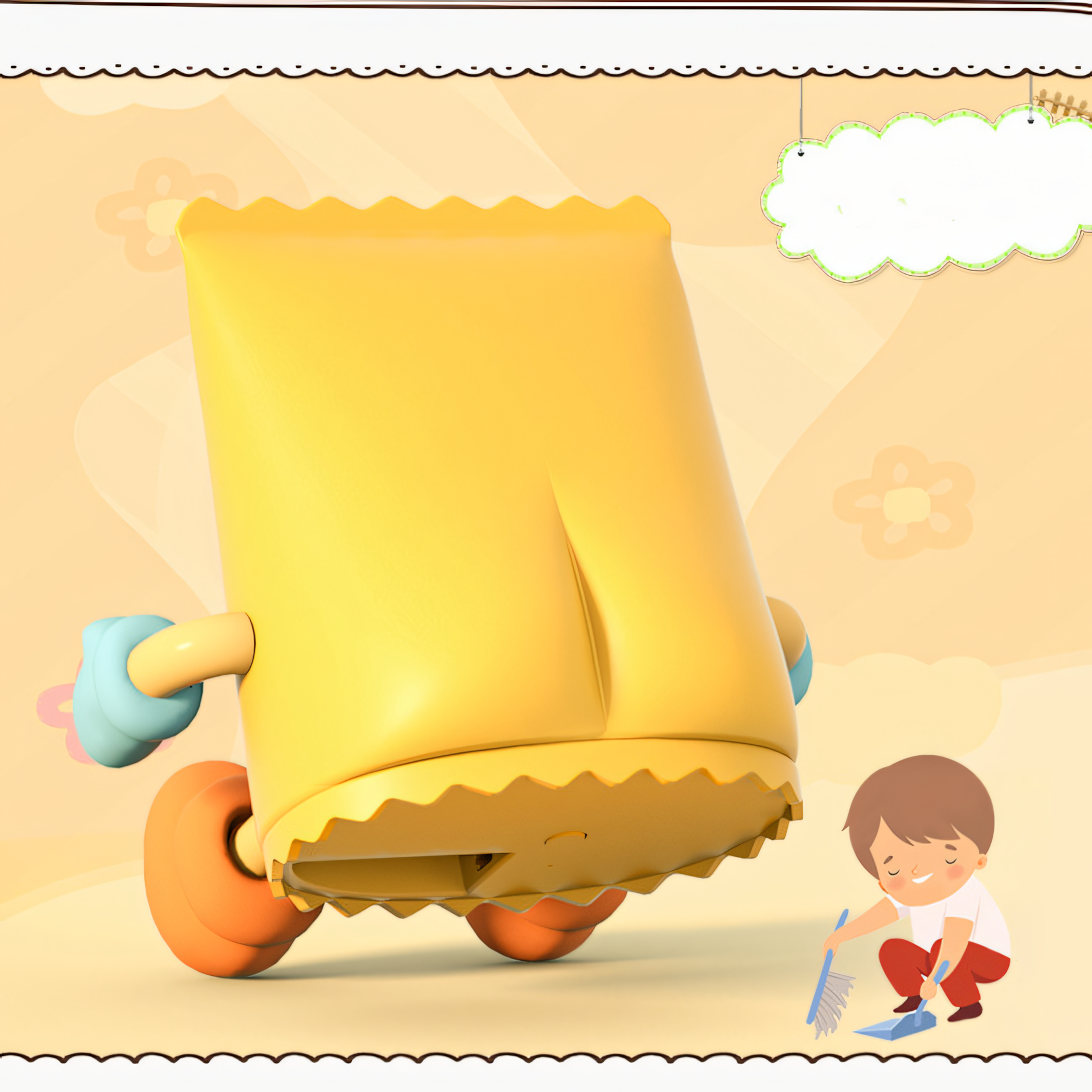 Potato Chips Night Lamp with Phone Stand